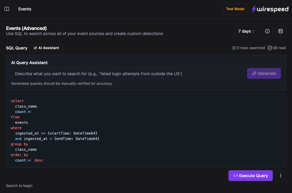 Detection UI