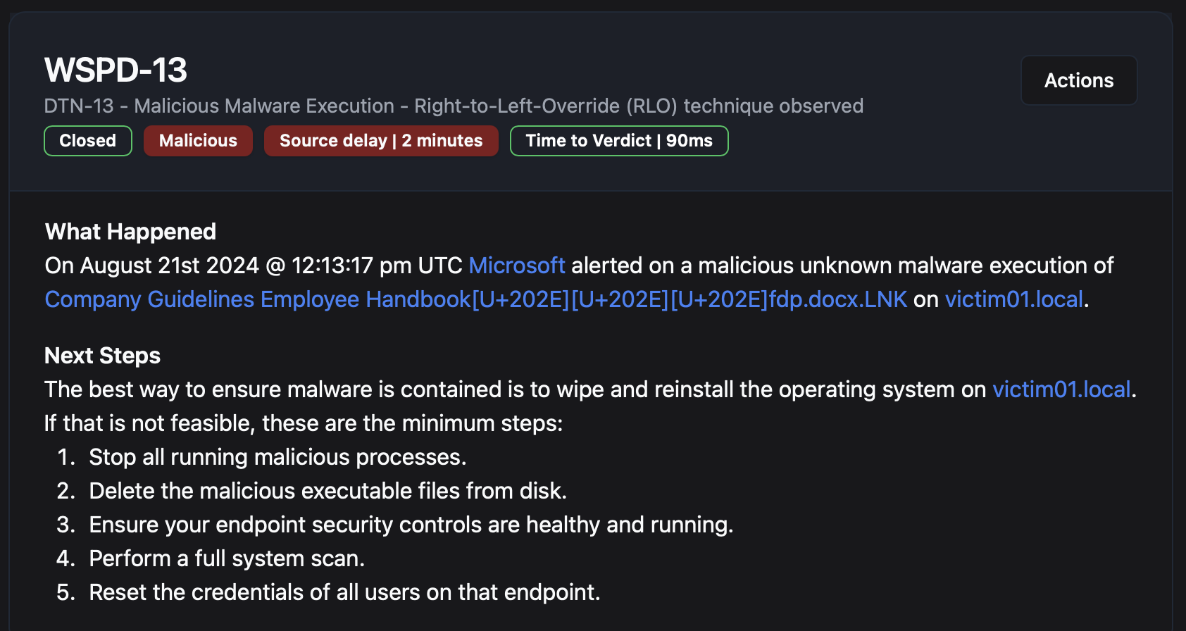 Case Summary